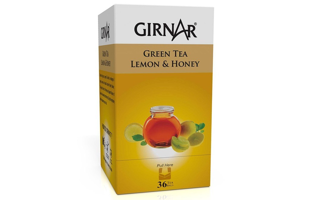 Girnar Green Tea Lemon & Honey    Box  36 pcs